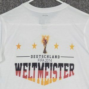 Deutschland FIFA 2014 Weltmeister T-Shirt Youth L White Deutscher Fussball Bund